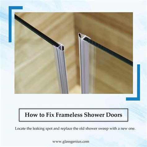 how to fix shower door leak|Solving Glass Shower Door Leaks: DIY Fixes